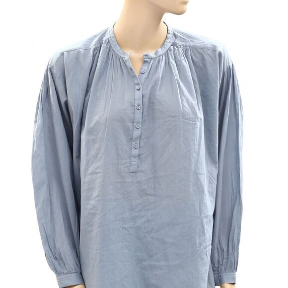 Nili Lotan Neville Tunic Shirt Top Cotton Long Sleeve Oversized Formal M 285749 - Picture 7 of 10